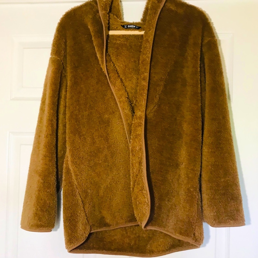 Shien Fuzzy Wuzzy Hooded Sweater